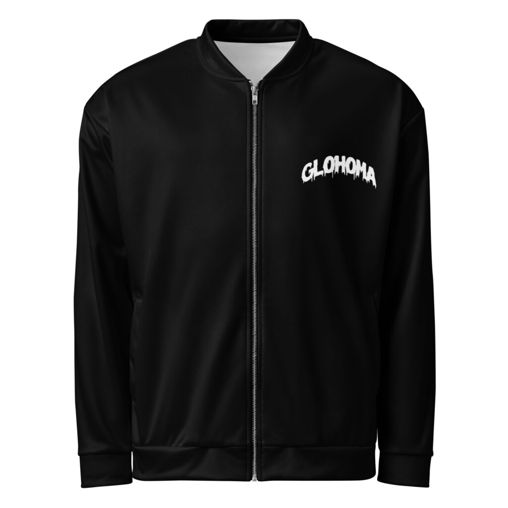 Steady Pushin™ GLOHOMA Black Bomber Jacket