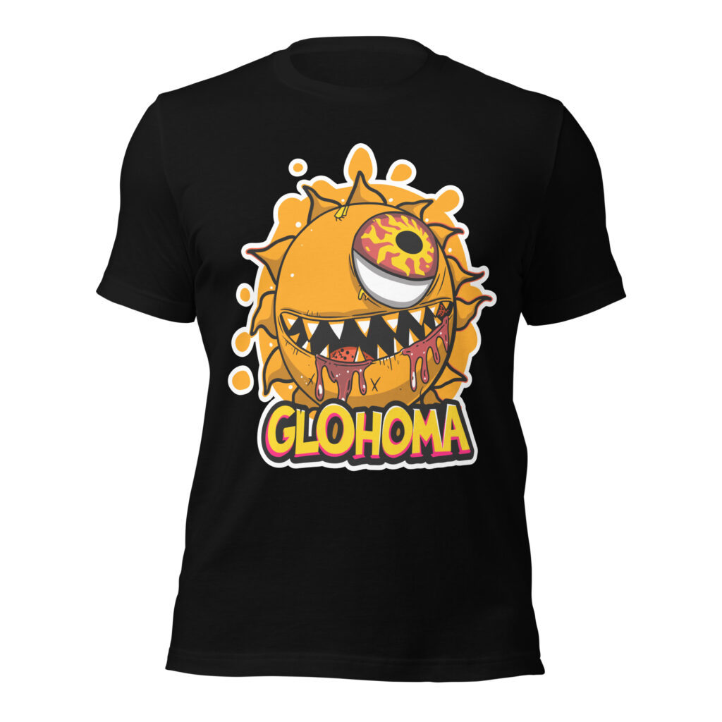 Steady Pushin™ GLOHOMA Black Tee